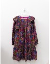 vestido morado con mariposas violeta