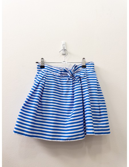 falda rayas azules y blancos