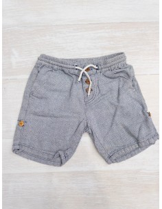 short puntitlos azules y blancos