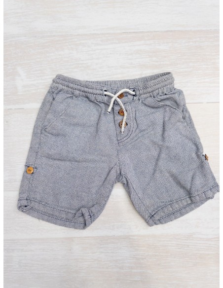 short puntitlos azules y blancos