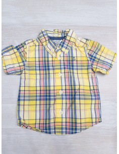 camisa cuadros amarillos