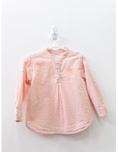 camisa rayas naranja