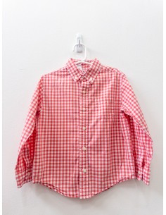 camisa cuadros rosados y blancos