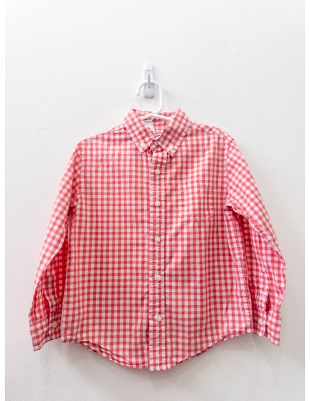 camisa cuadros rosados y blancos