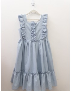 vestido celeste