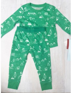 pijama navidad verde