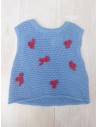 top crochet celeste