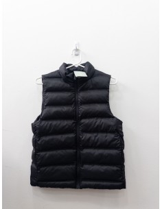 vest acolchado negro