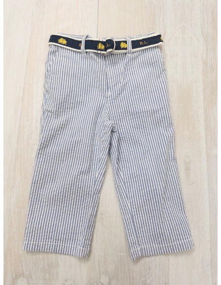 pantalon rayas celestes y blancas