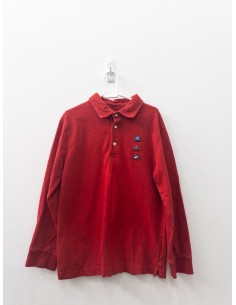 camisa manga larga roja