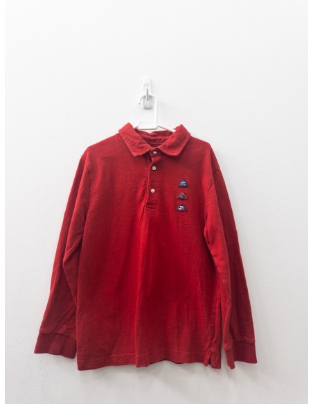 camisa manga larga roja