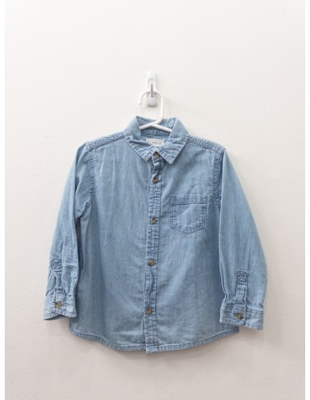 camisa manga larga jean