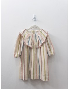 vestido rayas pastel