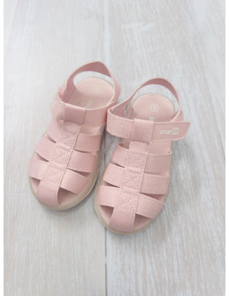 zapatillas rosadas con escarcha