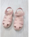 zapatillas rosadas con escarcha