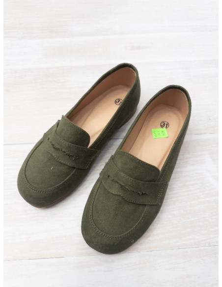 mocasines verdes