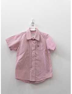 camisa rayas rojas y blancas