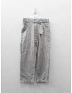 pantalon beige de lino