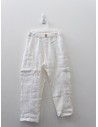 pantalon lino blanco