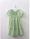 top verde limon con flores