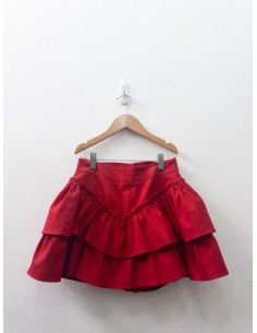 falda short roja