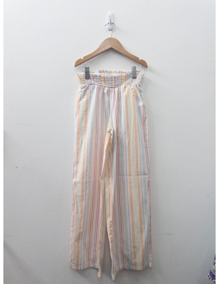 set pantalon y blusa rayas pasteles