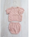 set tejido rosado