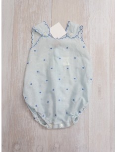 monito celeste con puntos azules