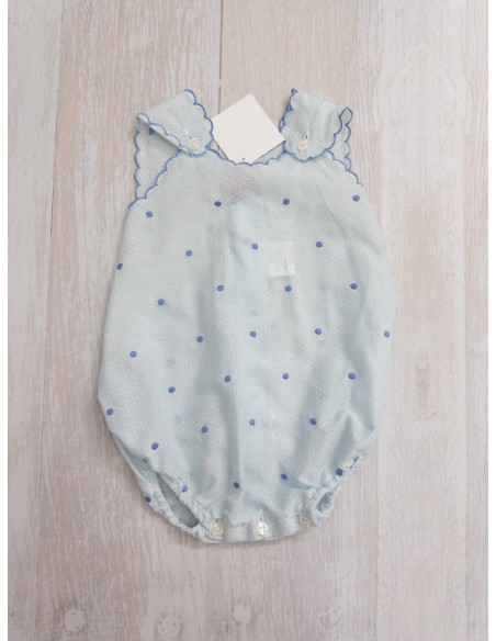 monito celeste con puntos azules