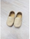 mocasines beige claro