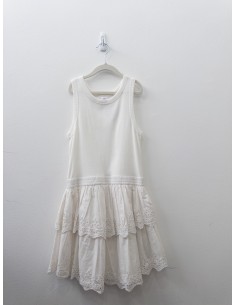 vestido casual blanco
