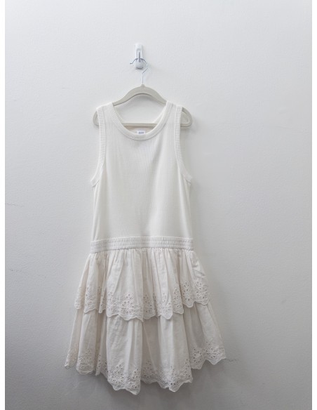 vestido casual blanco