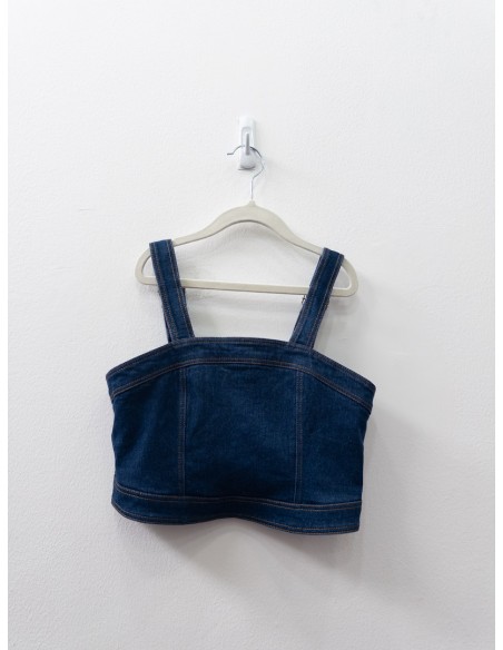 set falda short jean y top jean