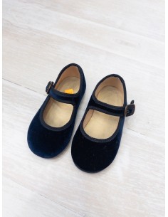 zapatos gamuza azules