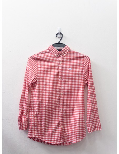 camisa cuadros rojos performance