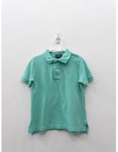 polo verde con caballo rosado