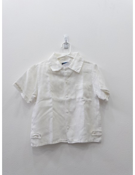 camisa lino blanca