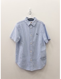 camisa rayas azules y blancas