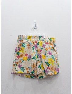 set short y blusa flores amarillas moradas 2