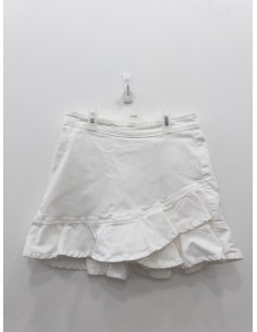 falda short blanca