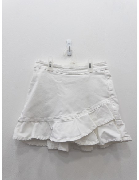 falda short blanca