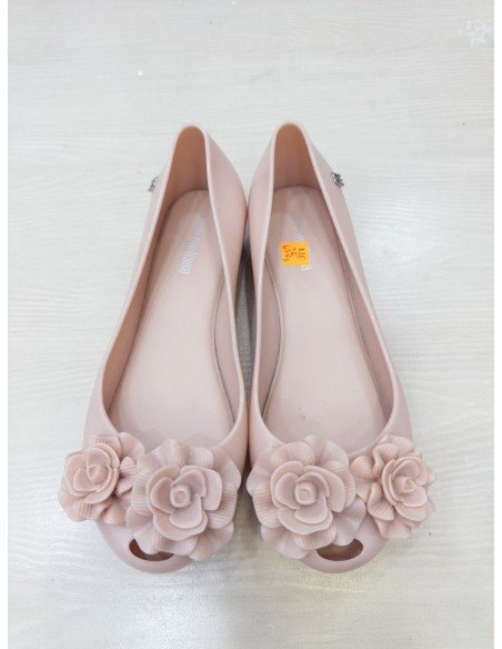 balerinas rosadas con flores