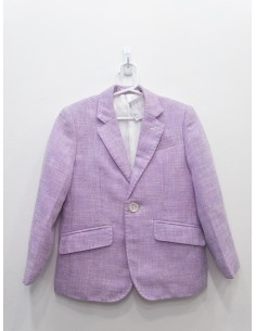 saco morado lino