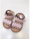 sandalias rosadas