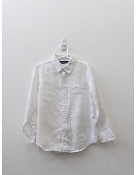 camisa lino blanca