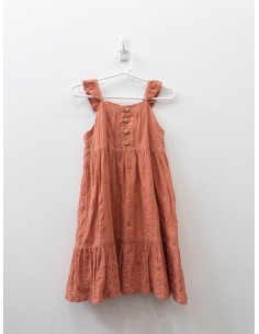 vestido naranja
