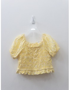 set amarillo pantalon y blusa