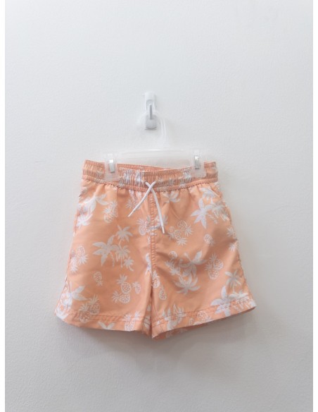 pantalon de bano salmon con piñas