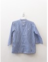 camisa rayas azules y blancas