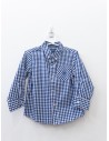 camisa cuadros blancos y azules